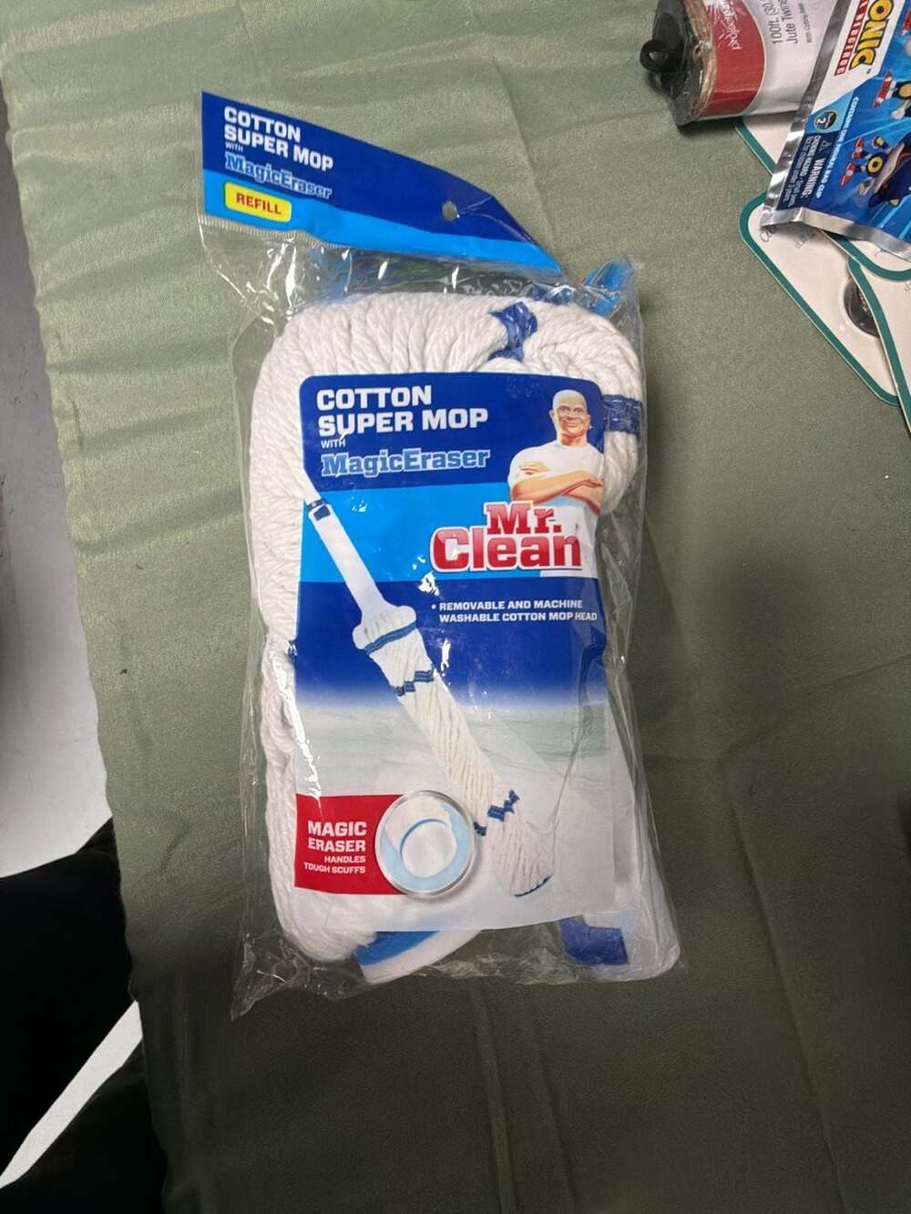Mr. Clean Cotton Super Mop Refill with Magic Eraser